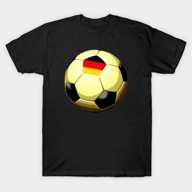 Germany Soccer T-Shirt by asaiphoto